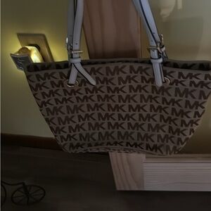 Michael Kors Brown Monogram Tote